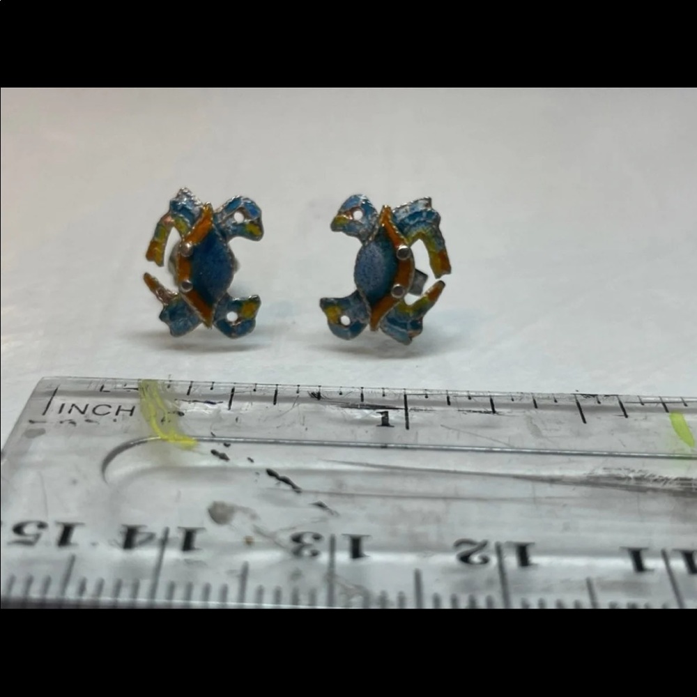 SS crab earrings